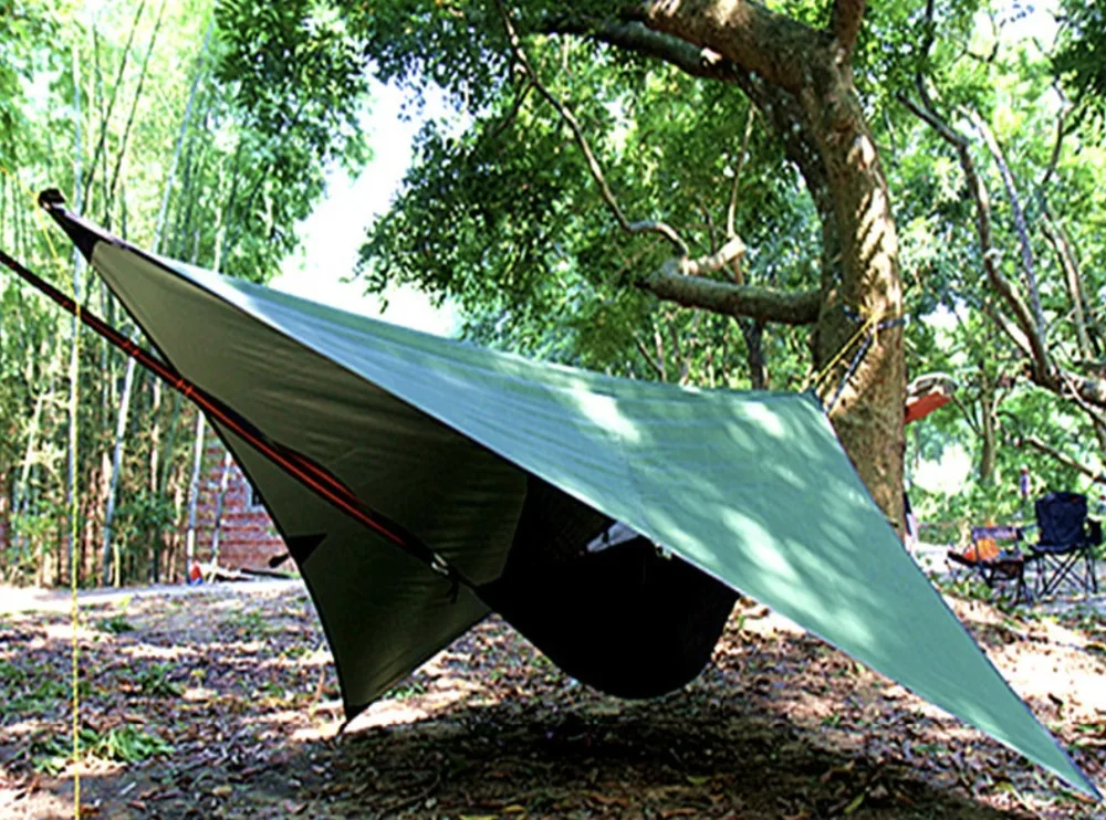 Camping Hammock Mosquito Net Hanging Tent Single Bushcraft Tree Outdoor Jungle
