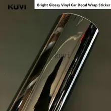 Filme envoltório para teto de carro, filme de envelopamento brilhante de vinil 152cm preto e branco, película envoltório para teto de carro scooter de motocicleta,