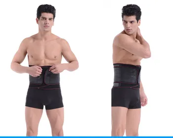 

Back Waist Support Brace Waist Belt Adjustable Double Banded Aja Lumbar Tourmaline Self-heating Magnetic Therapy Lumbar Support
