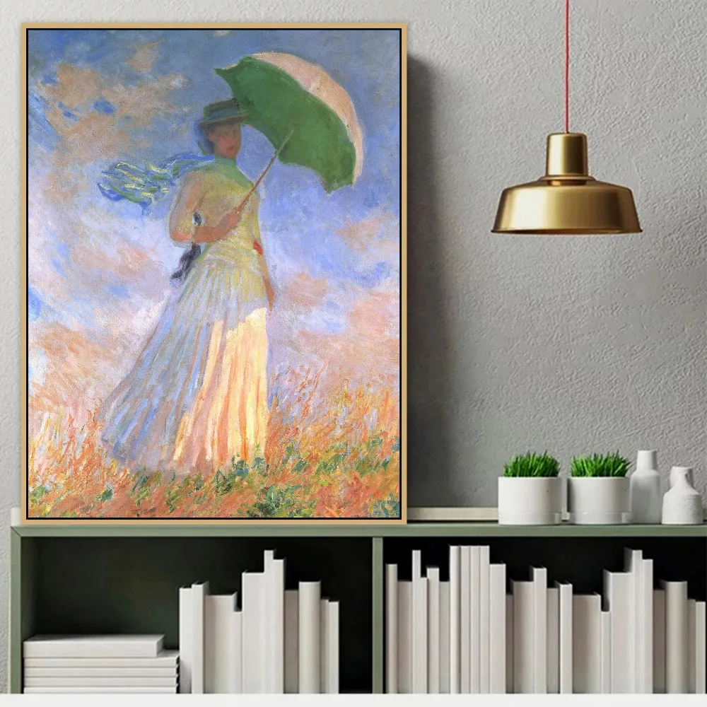 Monet - Woman with Parasol 60 x 80cm