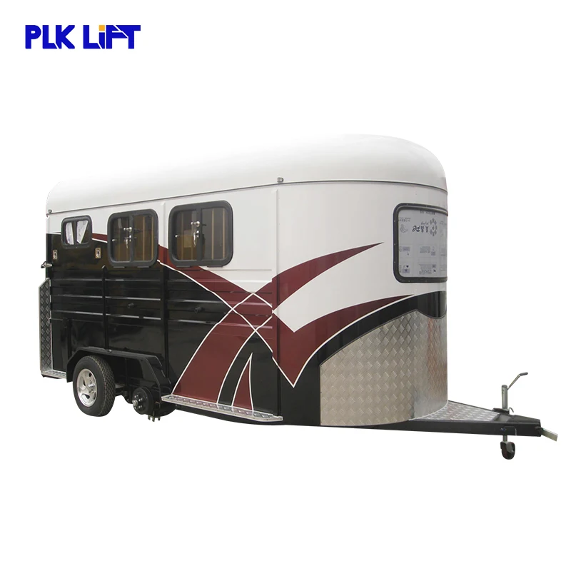 

Factory Supply 2 Horse Trailer Angle with Kitchen Camper Trailer