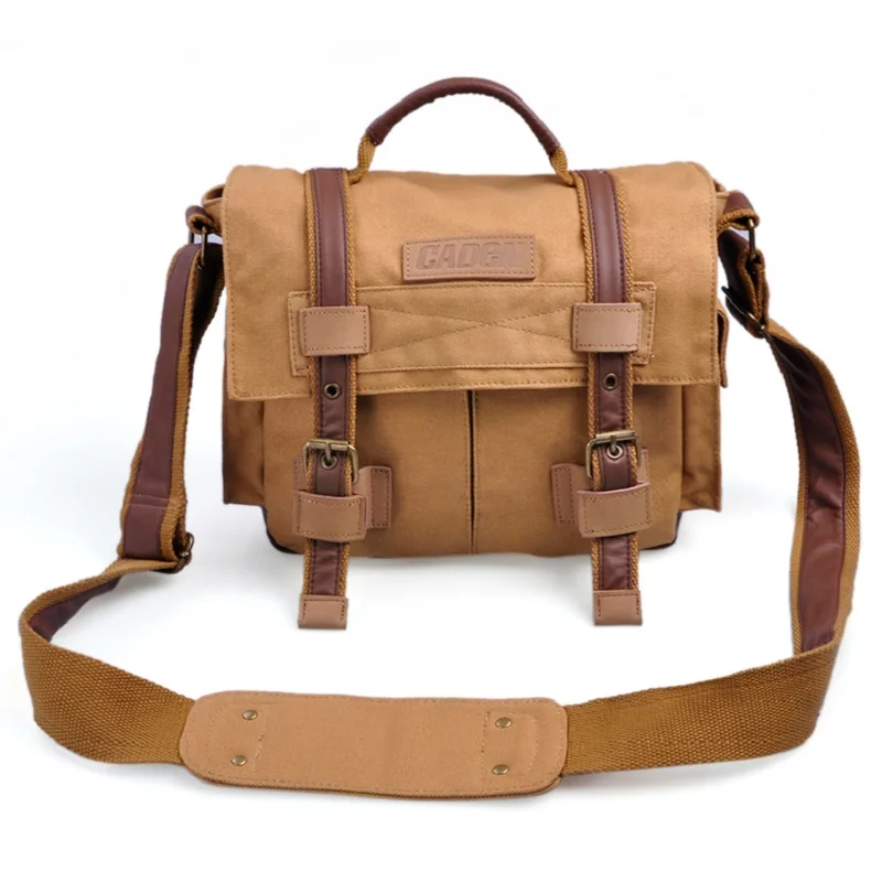

New Canvas Camera Shoulder Bags Sling DSLR Photo Video Soft Bag Pack Case Travel Camera Protective Cases for Canon Nikon Cameras