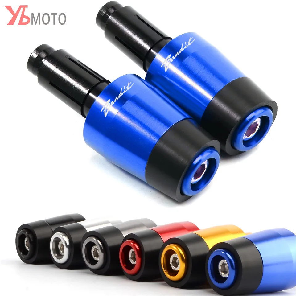 

Motorcycles Handlebar Counterweight Plug Slider Ends Grips For SUZUKI GSF 250 600S GSF650 GSF1200 GSF1250 GSF650 bandit 600 400