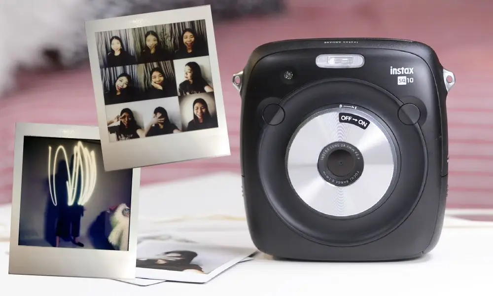 2017 New Arrival 100% Genuine Fujifilm Instax SQUARE SQ10 Hybrid Instant Fim Photo Camera Black Color