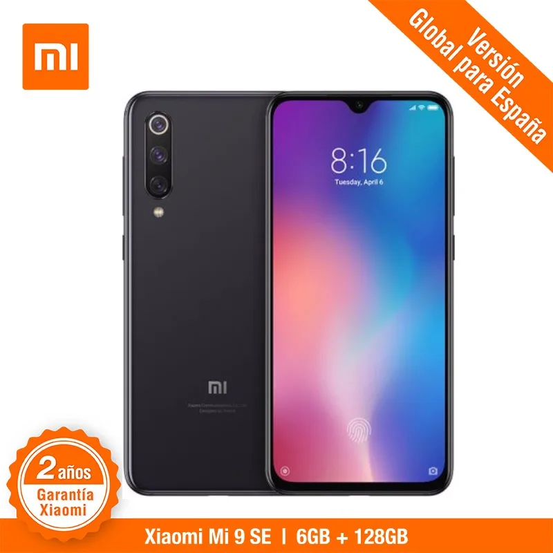 

Global Version for Spain] Xiaomi Mi 9 SE (Memoria interna de 128GB, RAM de 6GB, Triple camara de 48 MP) smartphone