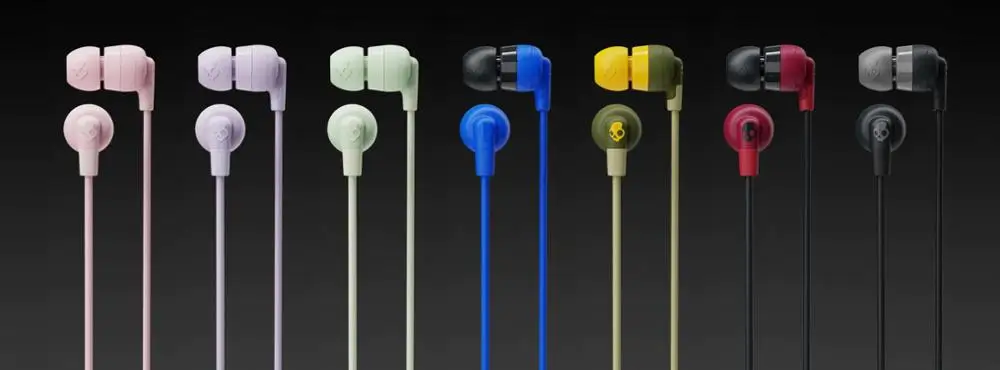 Skullcandy Ink 'd wireless-Беспроводные наушники с микрофоном и Bluetooth, коралловый