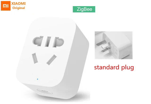 Xiaomi Mi умная розетка Zigbee версия WiFi беспроводной пульт дистанционного управления розетка адаптер питания таймер включения и выключения с телефоном - Цвет: zigbee version 1