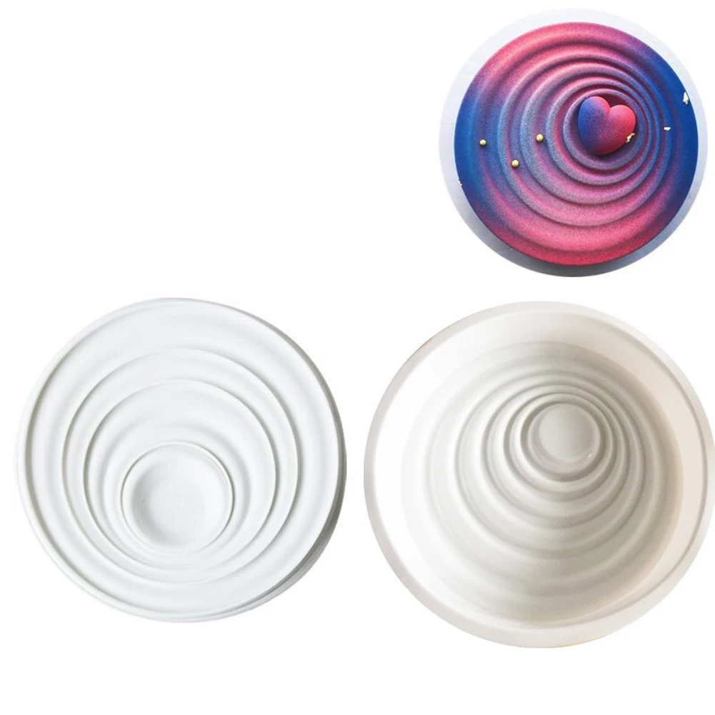 Silicone Pastry Love Heart Spiral Oval Non-Stick Cake Mold Mould Bakeware Tool | Дом и сад