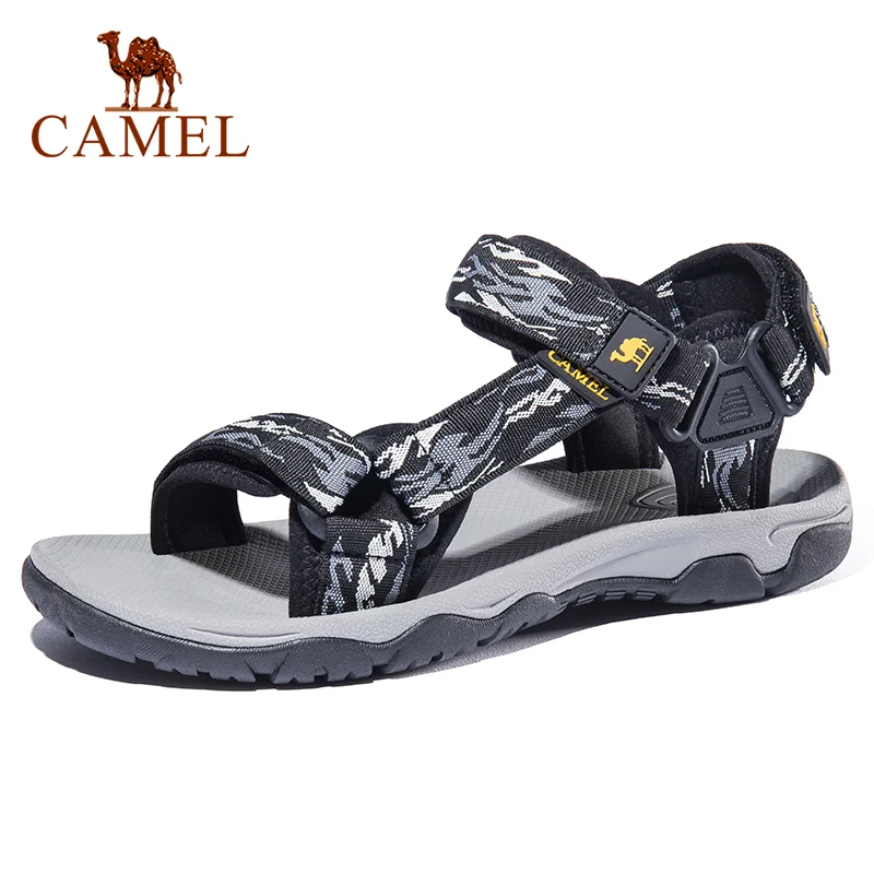 

CAMEL Men Outdoor Beach Sandals Summer Casual Comfortable Anti-slip Beach Hiking Outdoor Sports Fishing Sandals