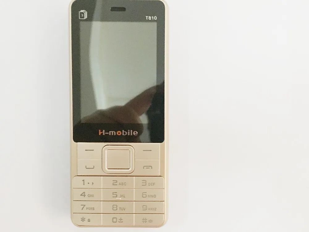 Оригинальный H mobile T810 три sim карты WhatsApp Bluetooth фонарик Mp3 Mp4 Fm Камера 2 8 ''Дешевые