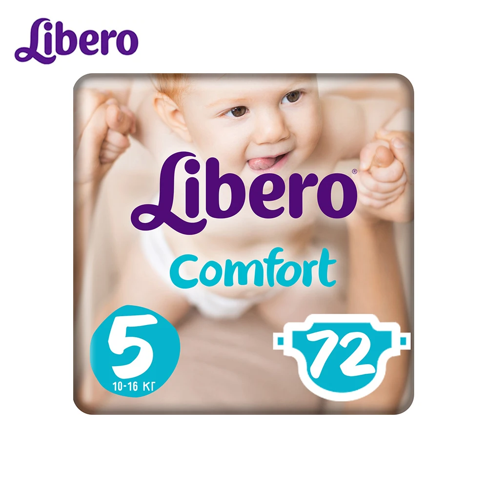 Подгузники Libero Comfort Size 5(10-16кг), 72 шт