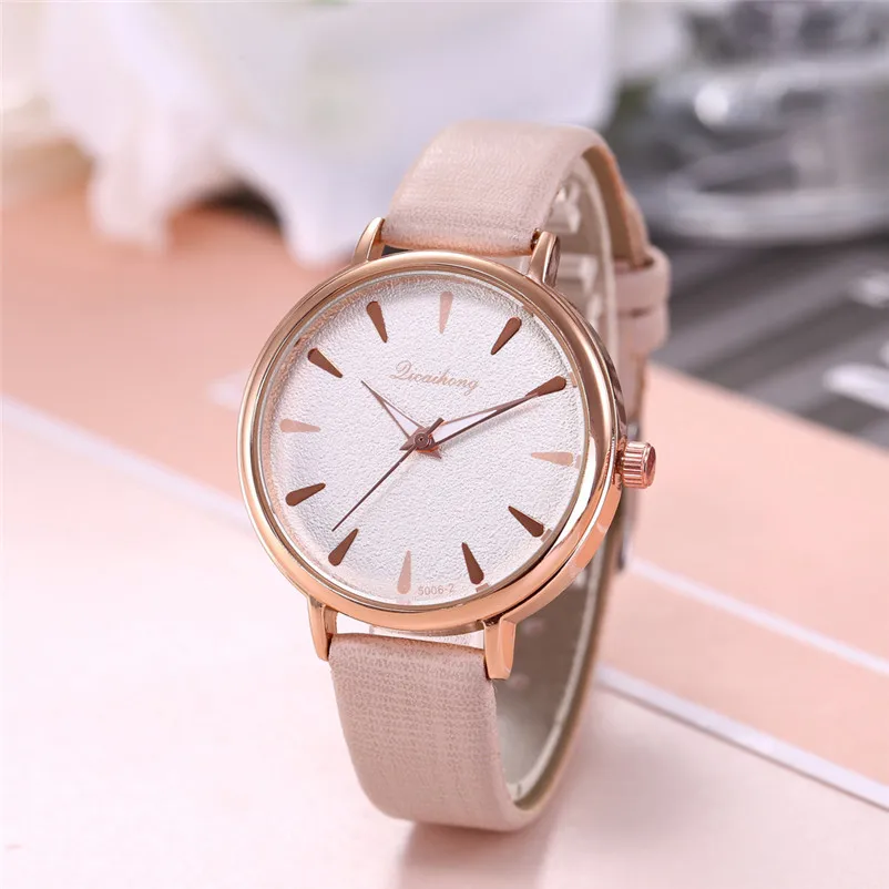 NEW Women's watches brand luxury fashion ladies watch Leather Band Analog Quartz Round Wrist Watch clock relogio feminino Y31 (12)