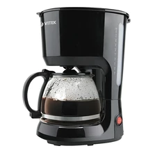 Кофеварка Vitek VT-1528 BK(Мощность 750 Вт, капельная, объем 1.25 л, автоподогрев