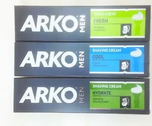 ARKO мужской крем для бритья 3x3 4 oz 3 типа набор arko mix FRESH COOL HYDRATE|Крем бритья| |