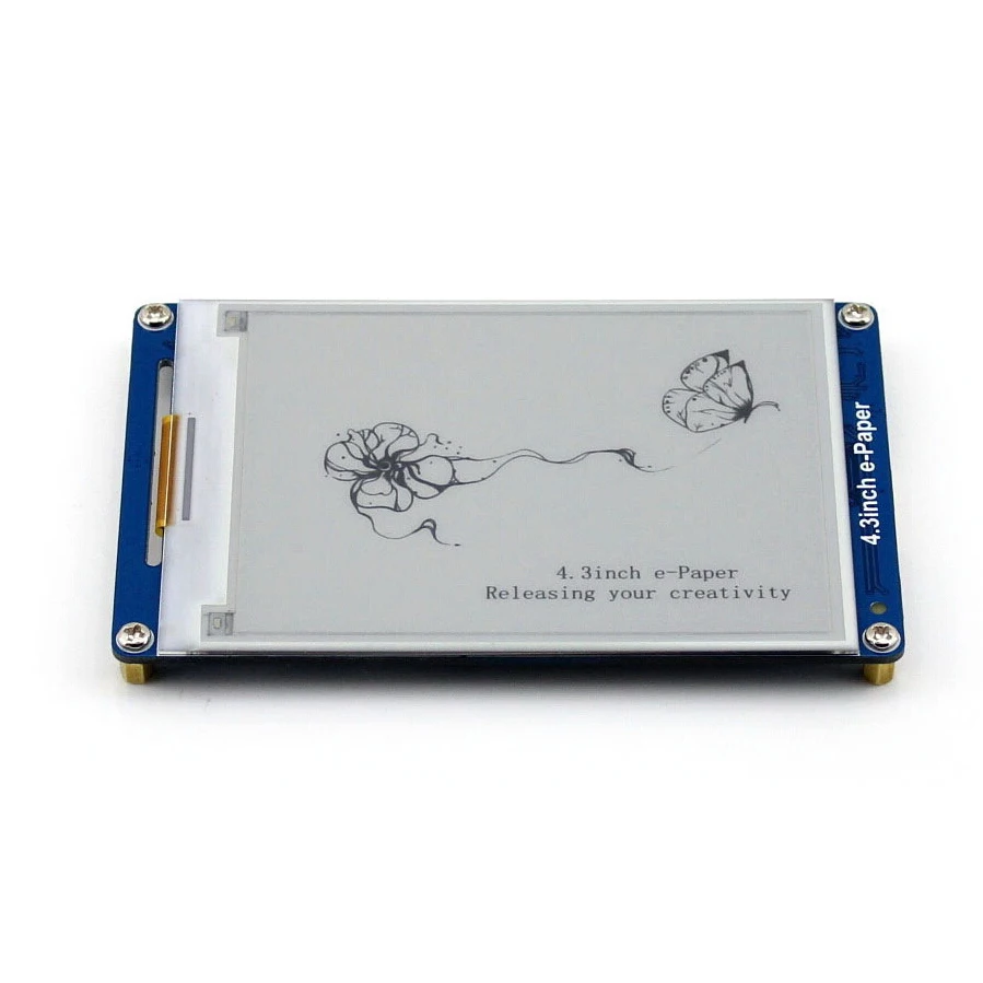 ShenzhenMaker Store 4 3 дюймовая электронная бумага UART Module800x600 разрешение серых уровня