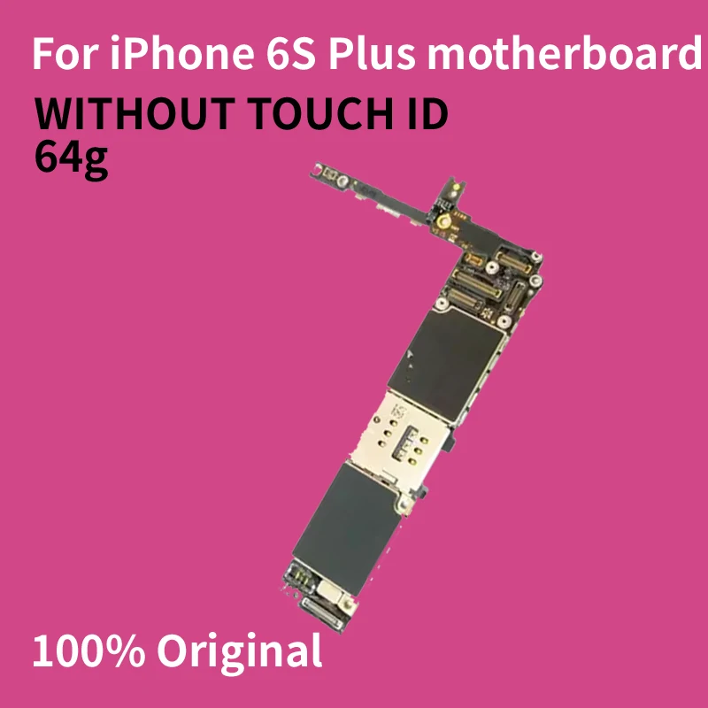 

Used Mainboard for iPhone 6S Plus Motherboard Without Fingerprint 64g ROM Unlocked Original iOS