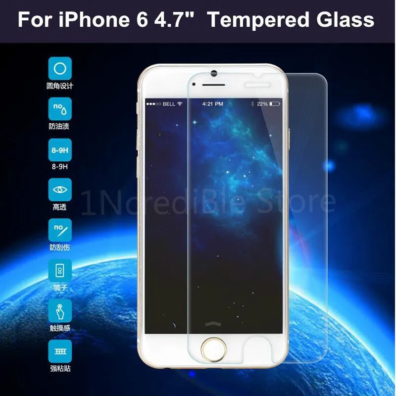 Protective Glass For Iphone X XS XR Xs Max Tempered On The IPhone 6 6s 7 8 Plus Film 5s 4 Screen Protector | Мобильные телефоны и