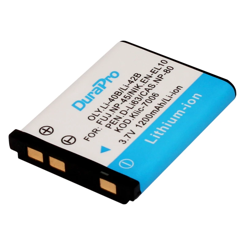 Durapro 2 шт. LI-40B LI40B LI ion аккумулятор 42B цифровой Замена Камера Батарея+ цифровой USB зарядка для Olympus для Nikon для ЖК-дисплея с подсветкой FUJIFILM