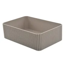 Пластиковая разделенная коробка для хранения, небольшая коробка для ухода за кожей, Настольная прямоугольная косметическая коробка для хранения, коробка для хранения