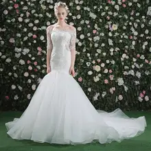 

Lace Wedding Dress Lace Up Floor Length Beauty Cut-out Style Dress for Wedding
