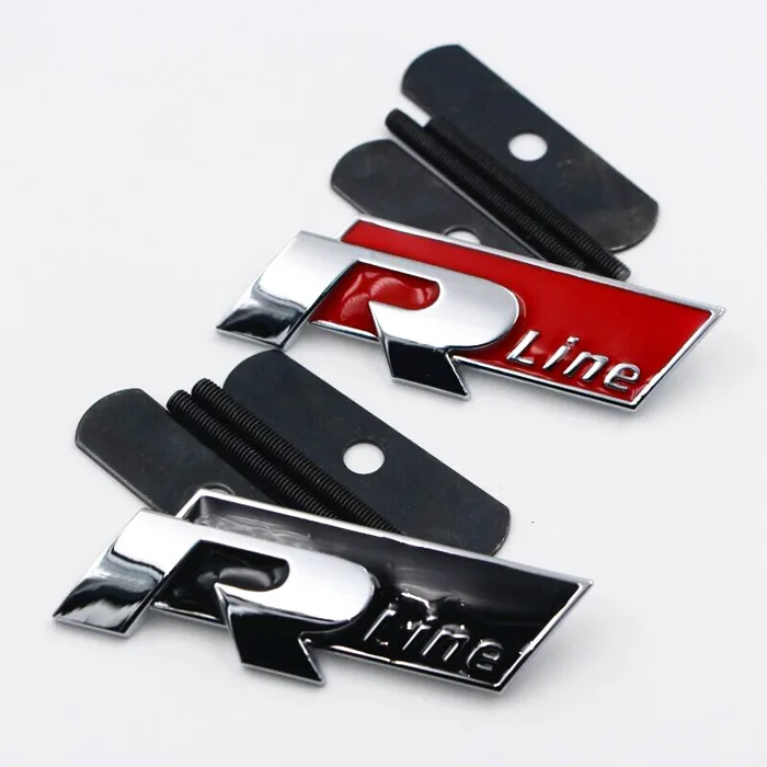 3D Металл R линия Rline автомобилей Гриль автомобиля эмблемы значка Стайлинг Стикеры