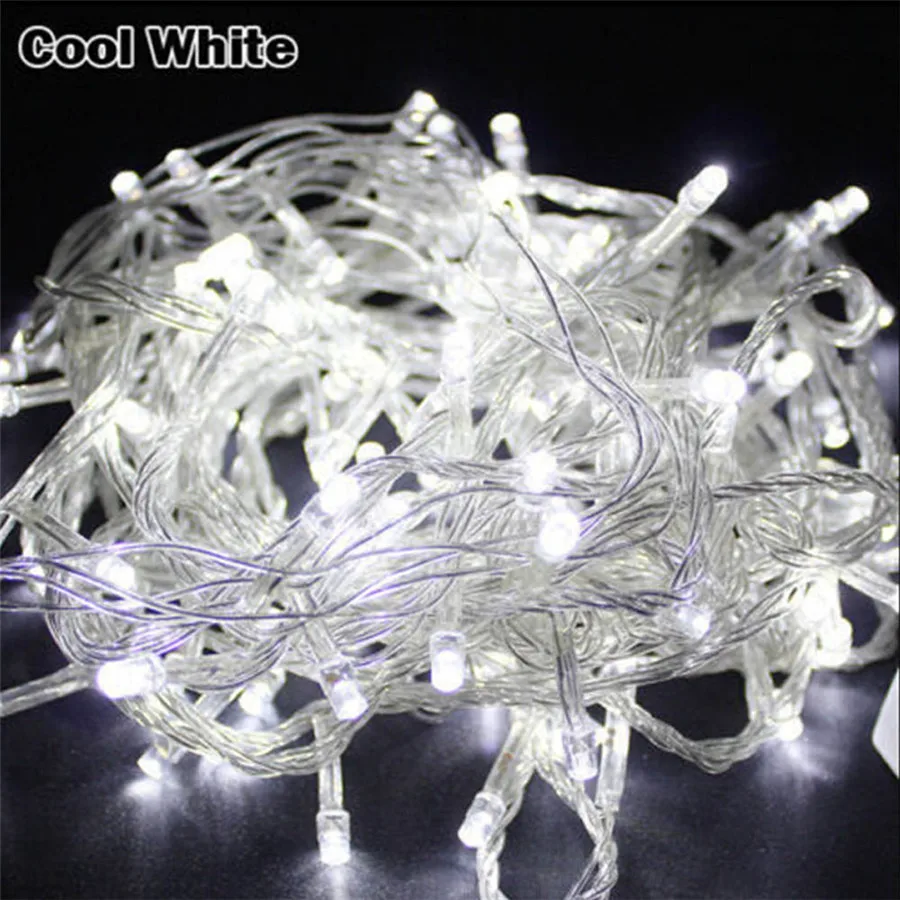 ECLH 10 m 5 m 100Led 40Led guirnalda árbol de Navidad Hada luz Luce impermeable hogar jardín fiesta al aire libre vacaciones Decoración ECLH 10 m 5 m 100Led 40Led guirnalda árbol de Navidad Hada luz Luce impermeable hogar jardín fiesta al aire libre vacaciones Decoración