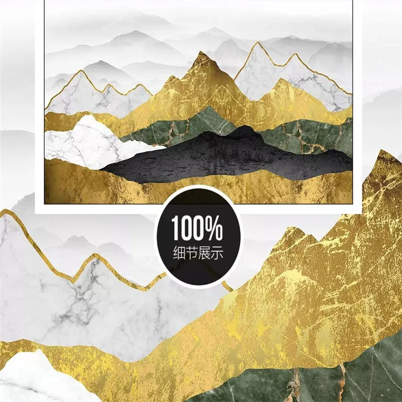 Abstract golden ink landscape art background wall professional production mural wholesale wallpaper mural poster photo wall Abstract golden ink landscape art background wall professional production mural wholesale wallpaper mural poster photo wall