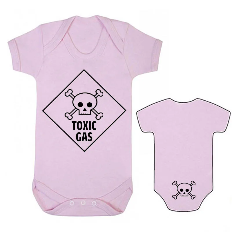 

Culbutomind TOXIC GAS Funny Baby Vest Baby Grow Baby Gift Short Sleeve Infant Baby Bodysuit