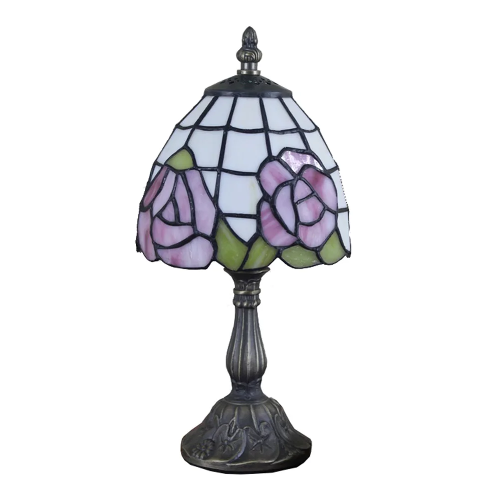 TL060009-rose design tiffany lamp