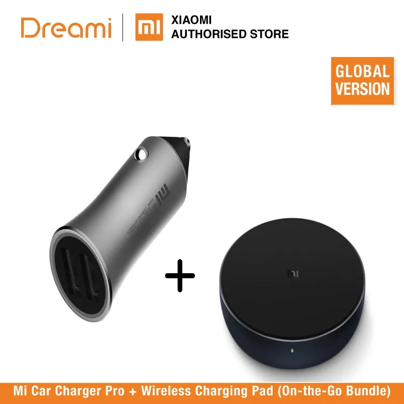 Mi Car charger Pro+ беспроводной зарядный коврик(комплект On-the-Go