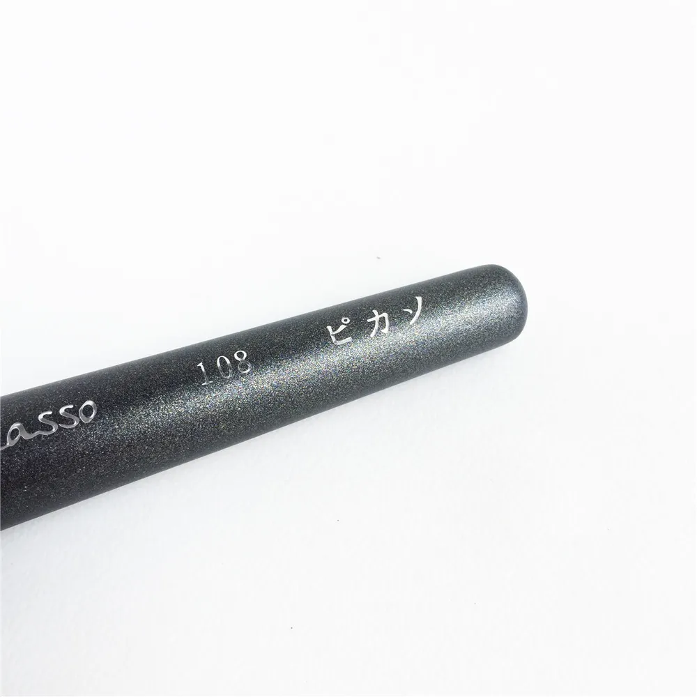 PA 108 Blusher Brush плоская кисть для румян и пудры из беличьей шерсти красивая Кисть