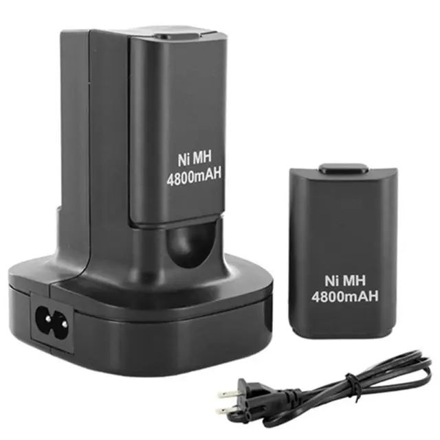Special Price Dual Charger Base Charging Station Dock with 2 Rechargeable Battery 4800mAh for Xbox 360 Controller Accessories