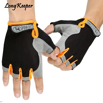 

Long Keeper Fitness Half Finger Gloves For Men Women Exercise Training Non-slip Gym Workout Gloves Outdoor Sports Female Guantes