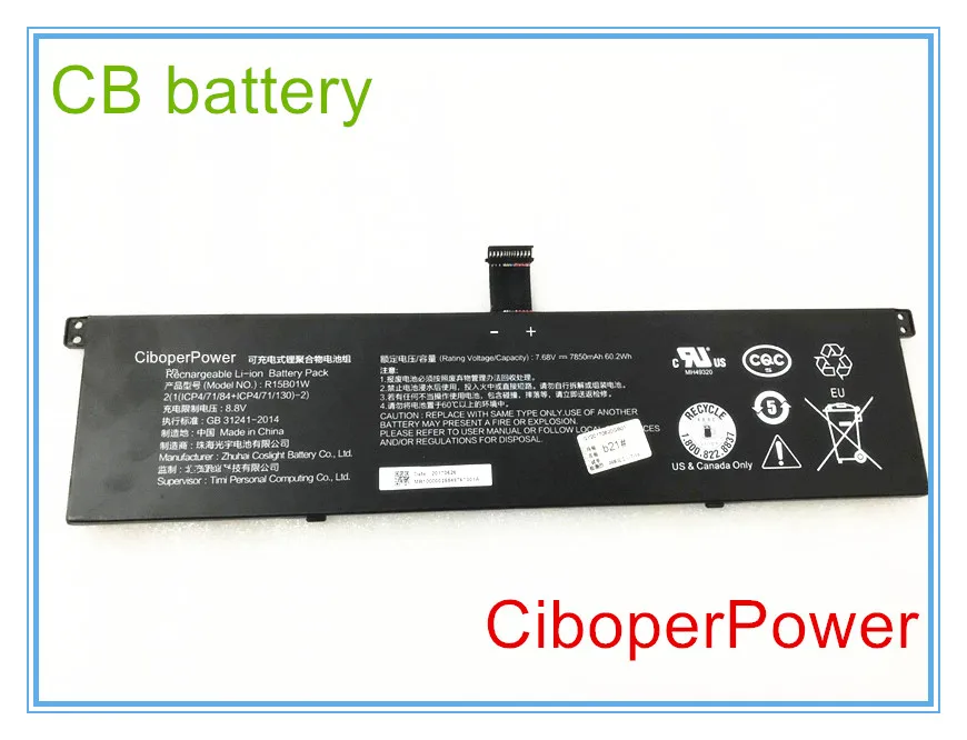 Оригинальный качественный Аккумулятор для ноутбука R15B01W Pro i5 7 68 V|Аккумуляторы