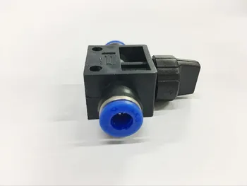 

5 Pcs Hand Valve 10mm x 10mm Tube Push in to connect inline 2-Way Flow Limiting Pneumatic Valve Speed Controller
