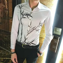 Осенние костюмы, новые рубашки с длинными рукавами, мужские деловые повседневные мужские рубашки