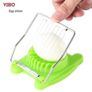 

YIBO Creative stainless steel egg cutting tool easy to cut eggs easy to operate, easy to clean and convenient kitchen utensils