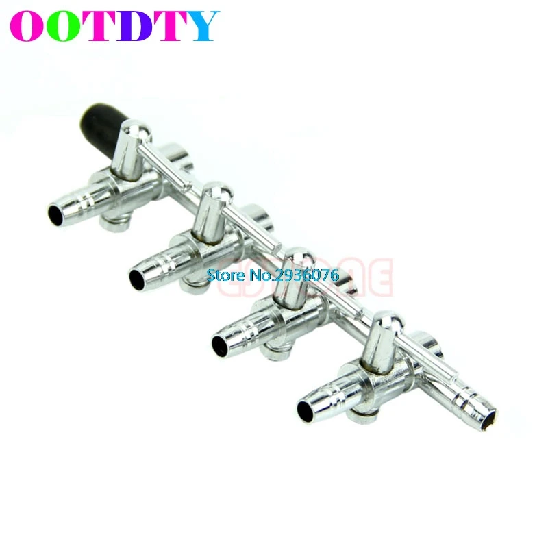 

OOTDTY Aquarium Fish Tank Air Flow 4 Ways Distributor Splitter Control Lever Pump Valve APR3_10