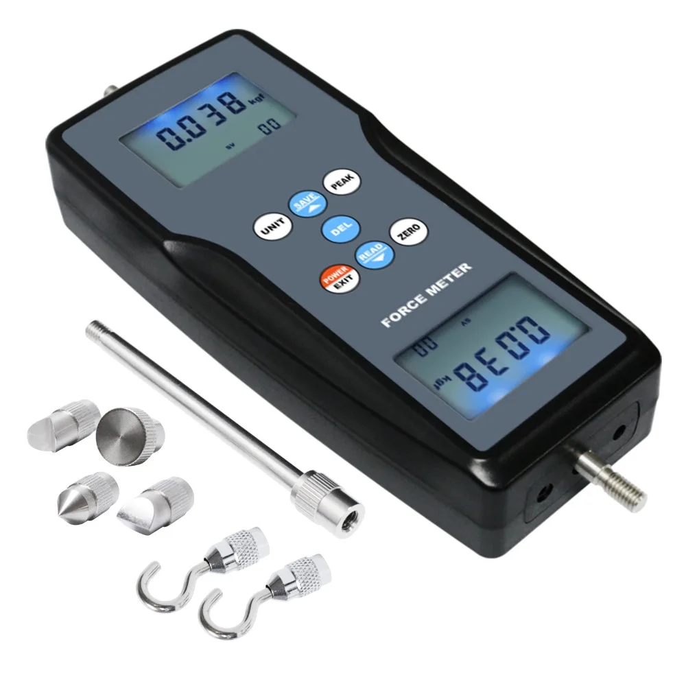 DigitalForceMeterGaugePullPushMagnitudeTestTesterNewtonmeter