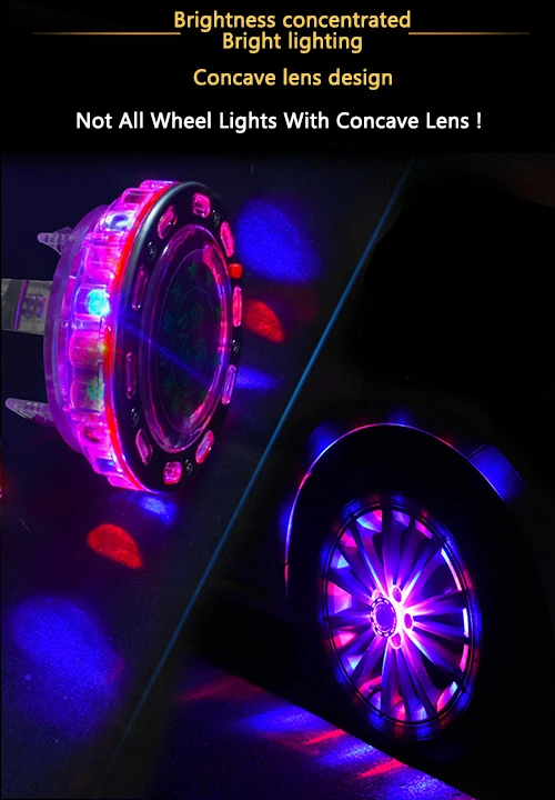 Solar power LED wheel light 11