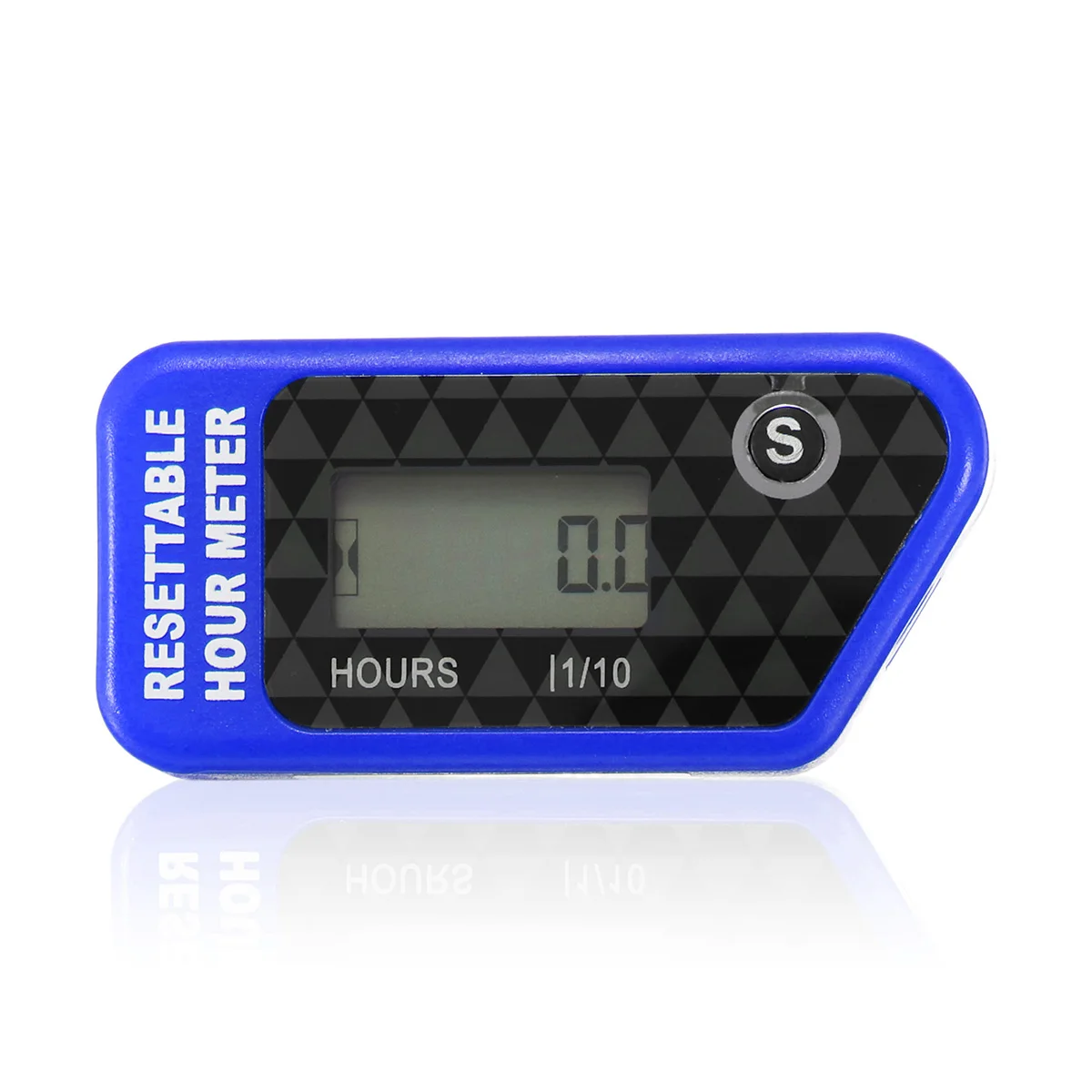 Skup 1 sztuk czarny czerwony LCD resetowalny miernik godzin przypomnienie konserwacji wodoodporny Fit motocykl ATV motorówka