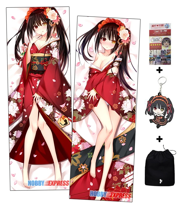 Hobby Express DAL Tokisaki Kurumi Dakimakura японская Otaku Waifu обнимающая наволочка для тела H3928A