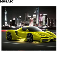 3D картина на заказ DIY Алмазная Вышивка крестиком "крутой спортивный автомобиль" Алмазная вышивка полностью Алмазная декоративная вышивка искусство и ремесла