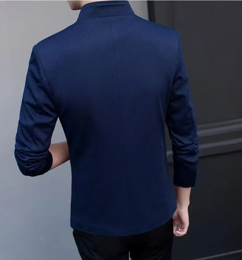 Costume Occasionnel Red Hommes Nouveaux La Est Mode wine Le Blue En gray Et Black Des Automne navy FitÀ dWCoeQxrBE