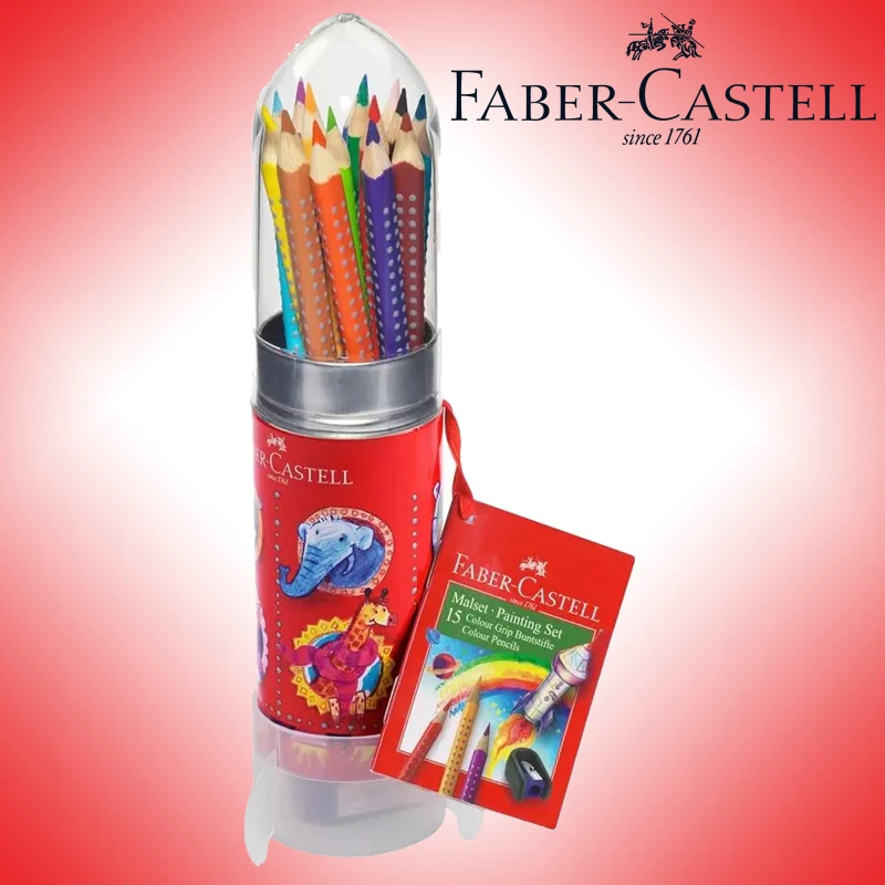 

Original Faber Castell Colored Pencil 112457 Playing & Learning Colour GRIP Rocket Gift Set