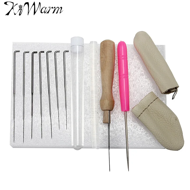 Buy KiWarm 1set Fibre Needle Felting Starter Kit Wool