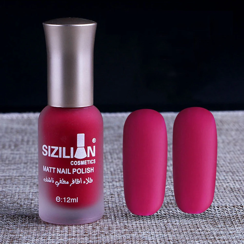 

12ml Matte Dull Nail Polish Fast Dry Long-lasting DIY Manicure Beauty Tool