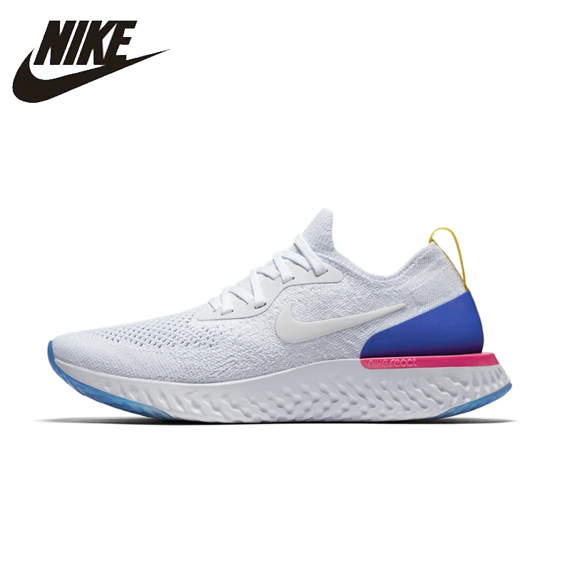 

NIKE Epic React Flyknit 2018 Oringinal Womens Running Shoes Mesh Breathable Lightweight Sneakers For Women Sport Shoes