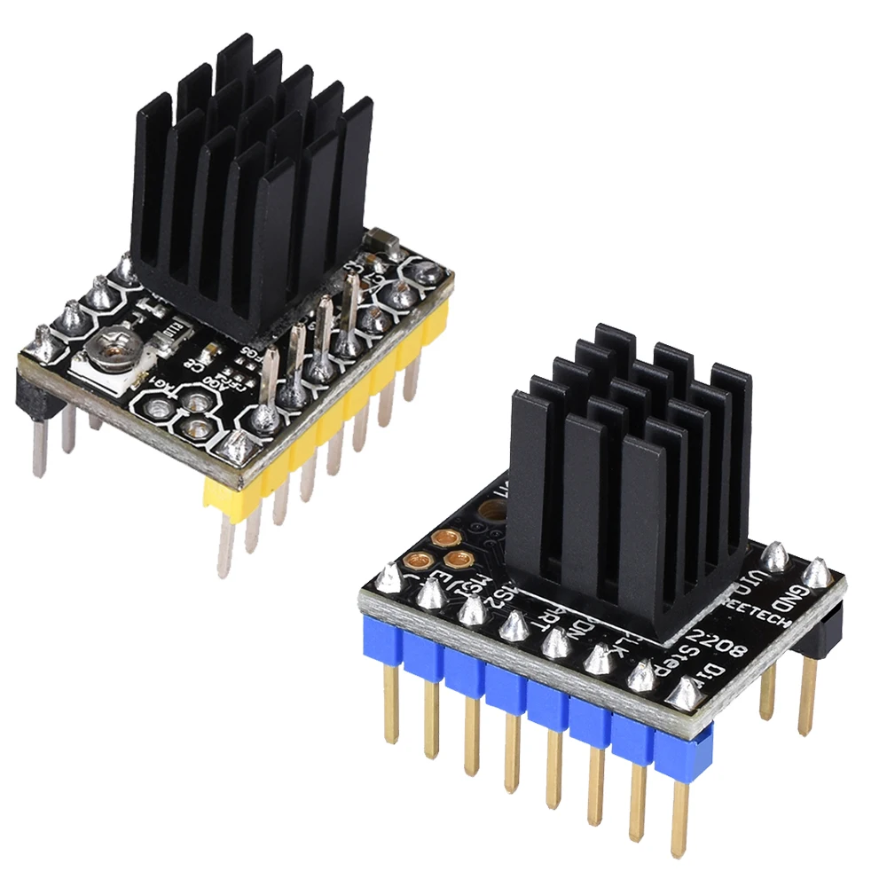BIQU BIGTREETECH TMC2208 TMC2130 سائق StepStick كتم SKR V1.1 Ramps1.6 1.5 Slient موتور RepRap 3D طابعة أجزاء