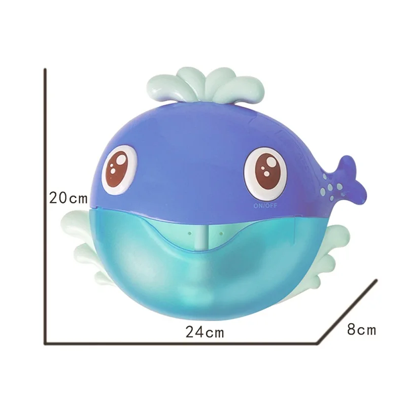 Электрический автоматический Краб устройство для мыльных пузырей детские игрушки для купания забавная музыка Краб пузырьковый воздуходувка машина водяные игрушки для детской ванной продукты - Цвет: Темно-синий